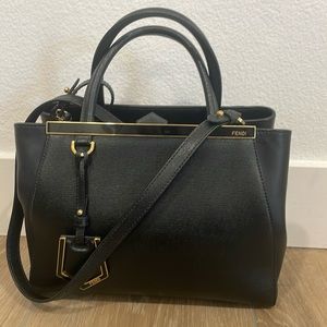 Fendi Saffiano Leather Petite Sac 2jours